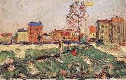 Wassily Kandinsky Munchen,Schwabing oil painting reproduction